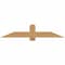 Ekena Millwork Eugene Smooth Timber Gable Bracket, Western Red Cedar, 60"W x 12"H x 1 1/2"D x 5 1/2"F, 5/12 Pitch GBW060X12X0206EUG00SWR - alternate 1
